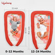 Lifelong Cuppy Baby Nest Bed with Headrest | Reversible, Foldable & Adjustable Sleeping Bed for Newborns | Soft Cotton Portable Sleep Pod for 0–2 Years