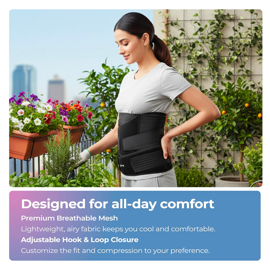 Lifelong Abdominal Belt | Post Pregnancy & Maternity Belt for New Moms | Postpartum Support, Waist & Tummy Recovery, C-Section Adjustable Comfort Belt | Belt for Waist, Pelvis & Tummy Support