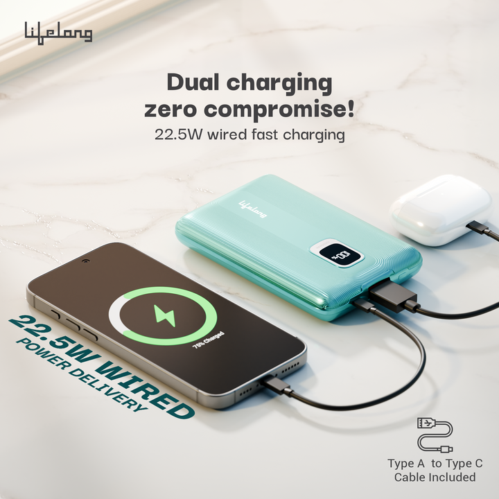 10000mAh 22.5W Fast Charging Power Bank