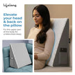 Lifelong Orthopedic Memory Foam Wedge Pillow for Sleeping, Sitting & Acid Reflux Relief | High Resilience Foam | Leg Elevator, Back Support & Pain Relief Pillow for Comfortable Rest (LLWP071)