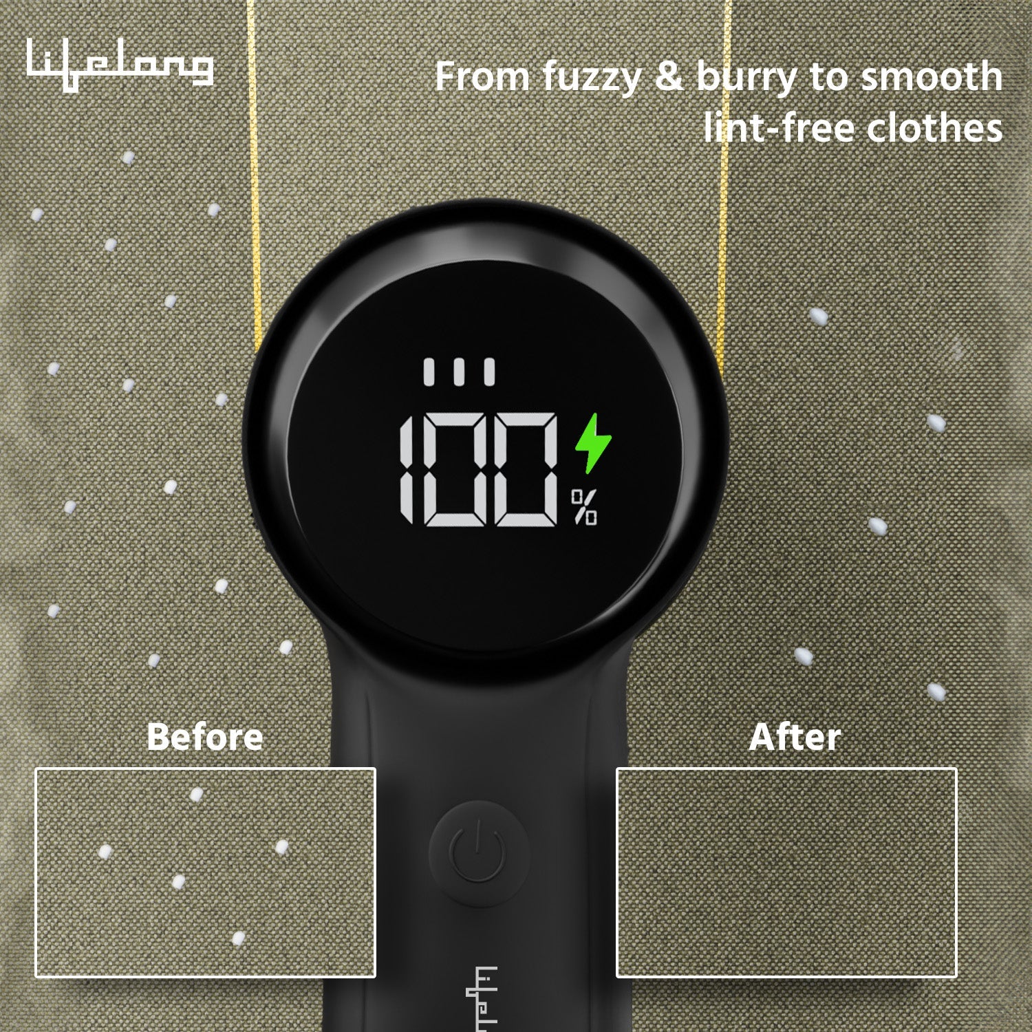 Lifelong Rechargeable Lint Remover - LLELR30