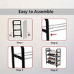 Multipurpose shoe rack 4-tier