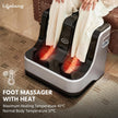Lifelong Calf, Foot and Leg Massager Machine for Home - Pain Relief Massage for Legs - Heat + 4 Vibration Motors - Rolling, Kneading, and Shiatsu - Improve Blood Circulation, 80W (LLM100)