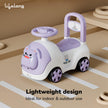 Cuppy Bunny Ride On Toy Car | Non Electric Push Ride for 1-3 Years