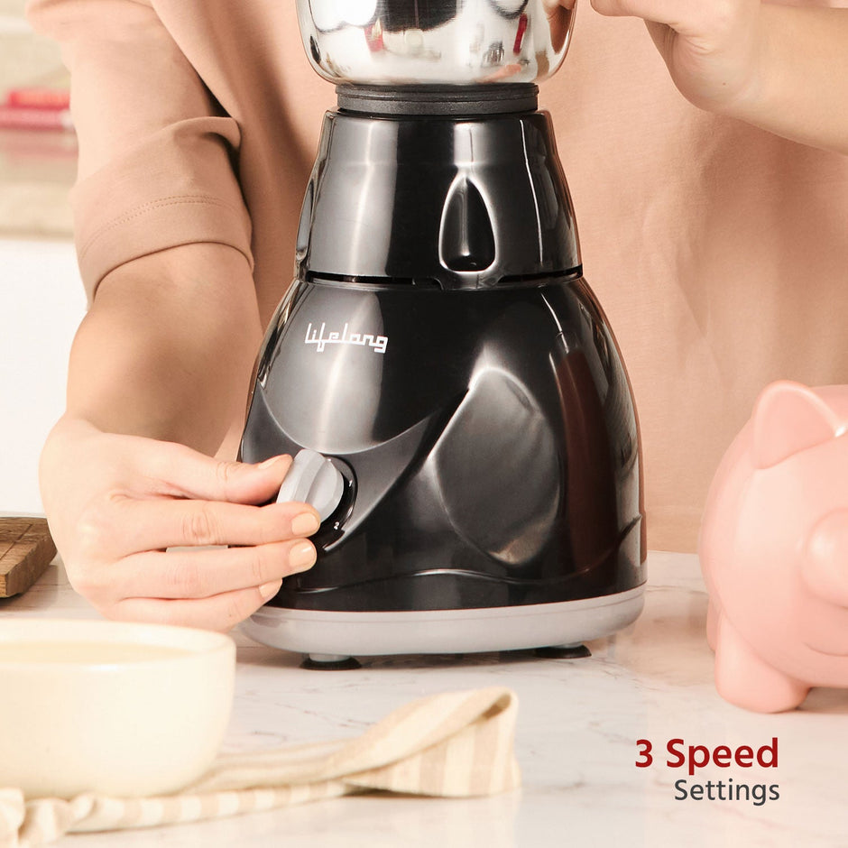Lifelong LLMG23 500W Mixer Grinder with 3 Jars ISI Certified