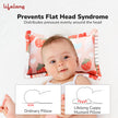 Lifelong Cuppy Rai Mustard Seeds Baby Headrest | Soft & Supportive Pillow for Newborns | Round Head Shaping Cushion with Washable Cover (LLCMP01)