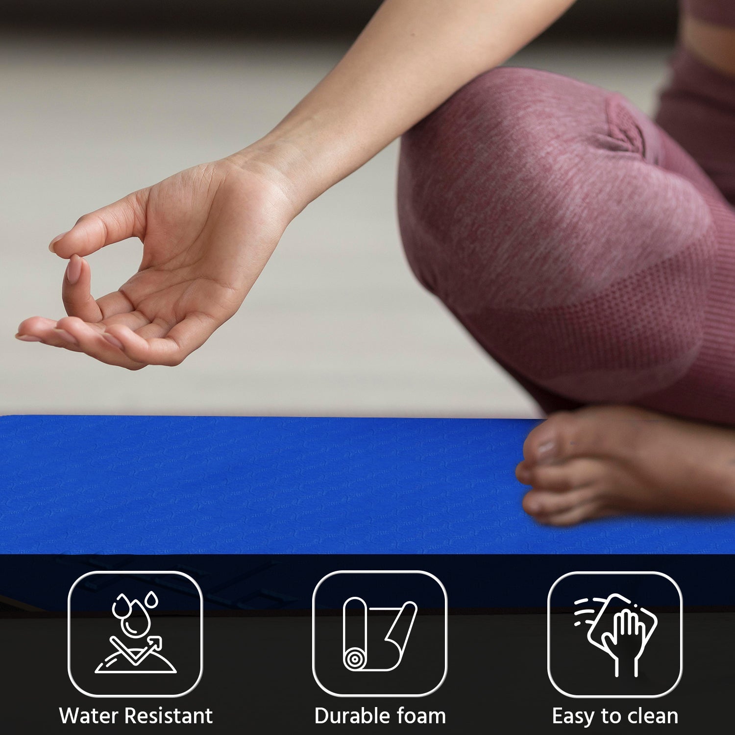 Dual Color Yoga Mat for Women & Men EVA Material 6mm