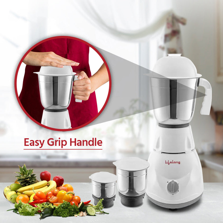 Lifelong LLMG45 Power Pro 500W Mixer Grinder with 3 Jars