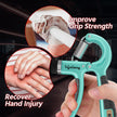 Lifelong Adjustable Hand Grip Strengthener|Hand Gripper with Counter for Men & Women for Gym Workout|Hand Exercise Equipment to Use in Home for Forearm Exercise (5-60kg) - Green & Black, LLFAHGC01