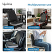 Lifelong Backrest & Seat Cushion Combo for Pain Relief | High-Density Orthopedic Memory Foam Support for Back, Coccyx & Sciatica | Improves Posture & Comfort During Long Sitting Hours at Home & Work