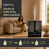 Lifelong Cool Mist Ultrasonic Humidifier for Room Moisture 5L |Top Fill Room Freshener Diffuser for Home, Office, Bedroom, Living Room | 35dB, 360° Nozzle, Adjustable Mist, Auto Shut Off, 8Hr Runtime