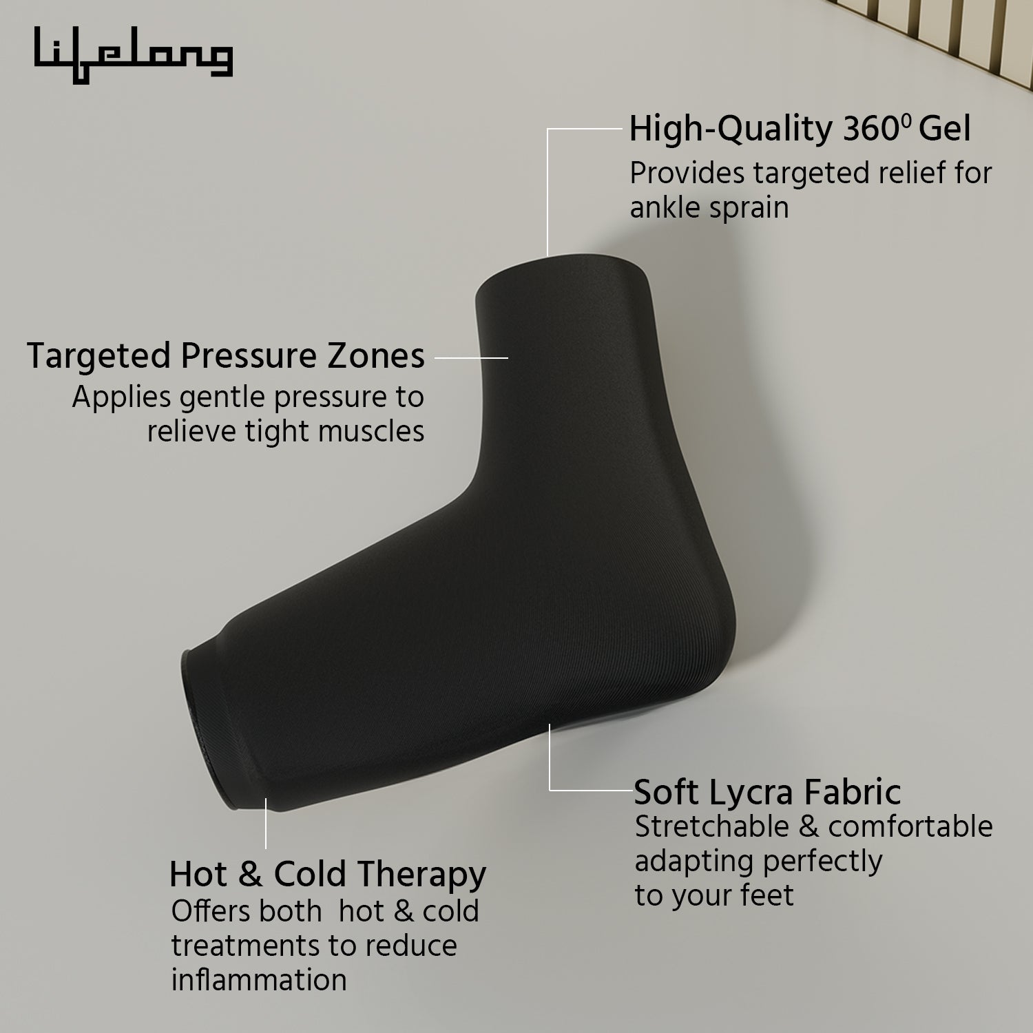 Lifelong LLHC81 Hot and Cold Ankle gel pack