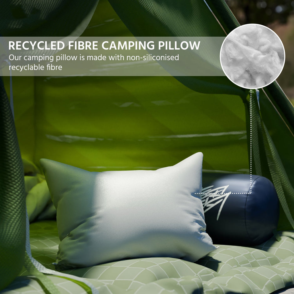 Pillow for Camping,Backpacking, Road Trips, Airplane Pillow for Neck and Back Support Lightweight Pillow