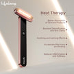 Lifelong Red Light Wrinkle Remover - EMS Microcurrent, LED Rejuvenation Therapy, Temperature Control - Anti-Aging Wrinkle Remover Device for Firm Skin and Enhanced Serum Absorption