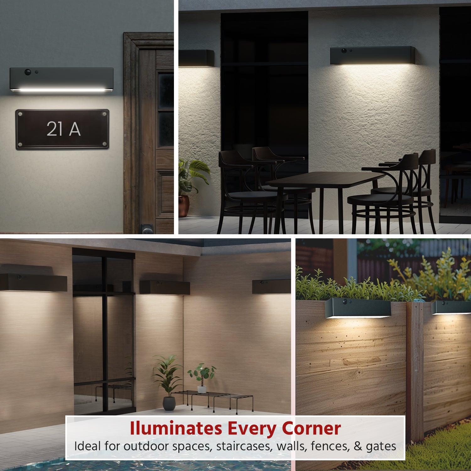 Lifelong Solar Outdoor Wall Light