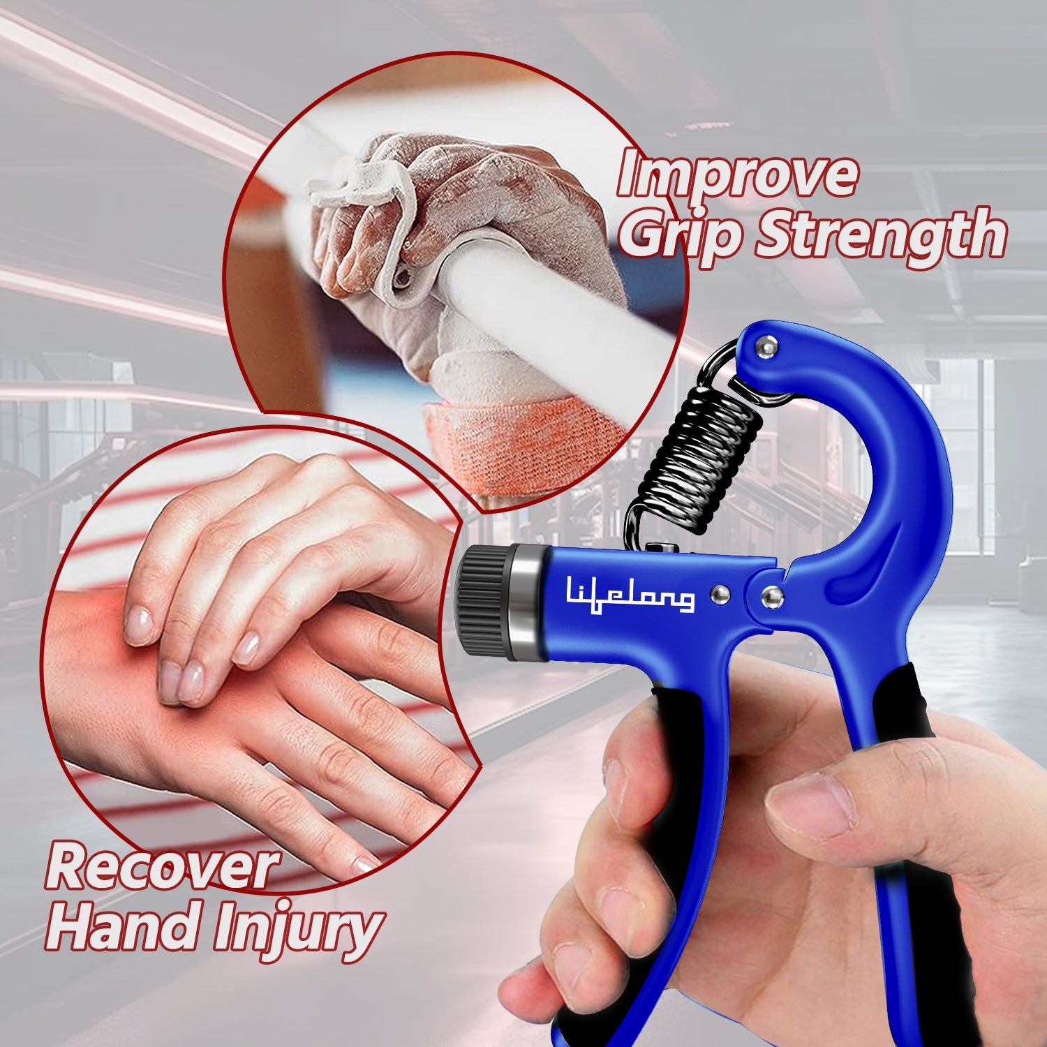 Lifelong Adjustable Hand Grip Strengthener for All Fitness Levels Lifelong Online