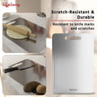 Stainless Steel Chopping Board for Kitchen with Anti-Skid 6 Stickers (35.5 x 24.5 cm)