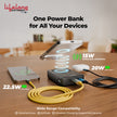 Lifelong Electronics 20000mAh (Double Capacity) MagSafe Wireless Power Bank | iPhone, Apple AirPods & All Qi Enabled Phones | Supports Wired Fast Charging | Powerbank with Metal Stand, Display, Cable