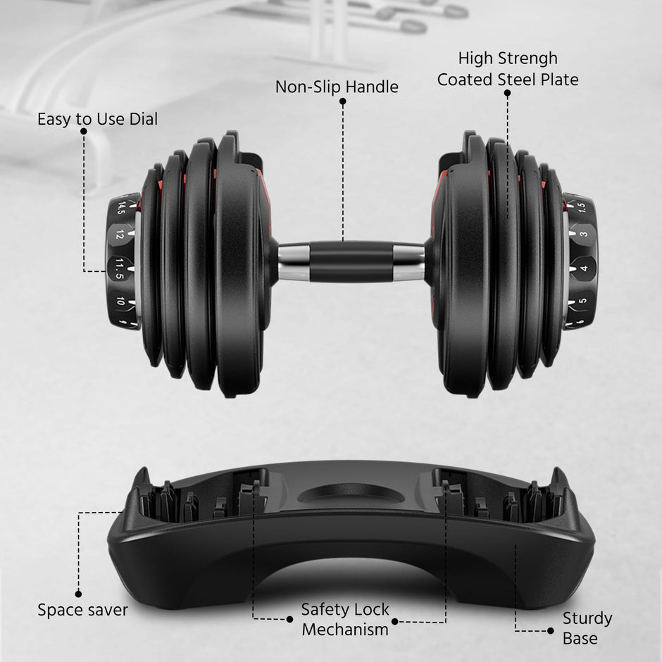Lifelong Adjustable dumbbells 16kg