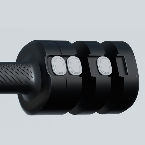 2.5kg Adjustable Dumbbell Set, Black