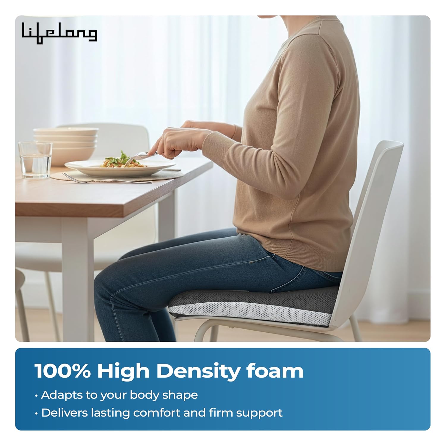 Lifelong Coccyx Cushion | Donut Pillow for Tailbone Pain