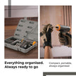 Lifelong Rechargeable Screwdriver Tool Kit Set | Drill Bits for Home Use 87 Pcs | Heavy Duty Cordless Portable Tool Box | Socket, Wrench, Claw Hammer, Plier, Measuring Tape, Magnetizer/Demagnetizer