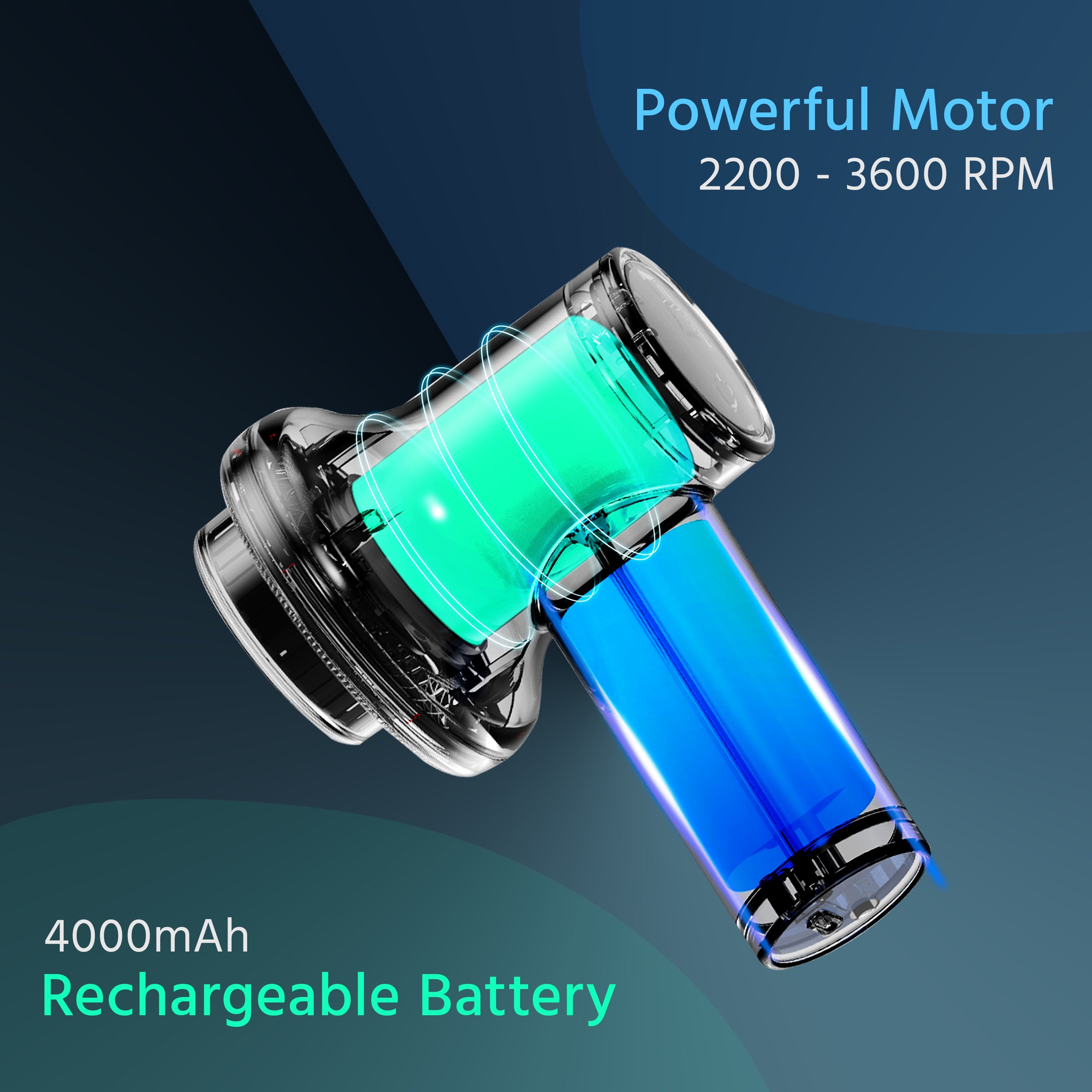 Wireless Handheld Manipol Massager with LED Display