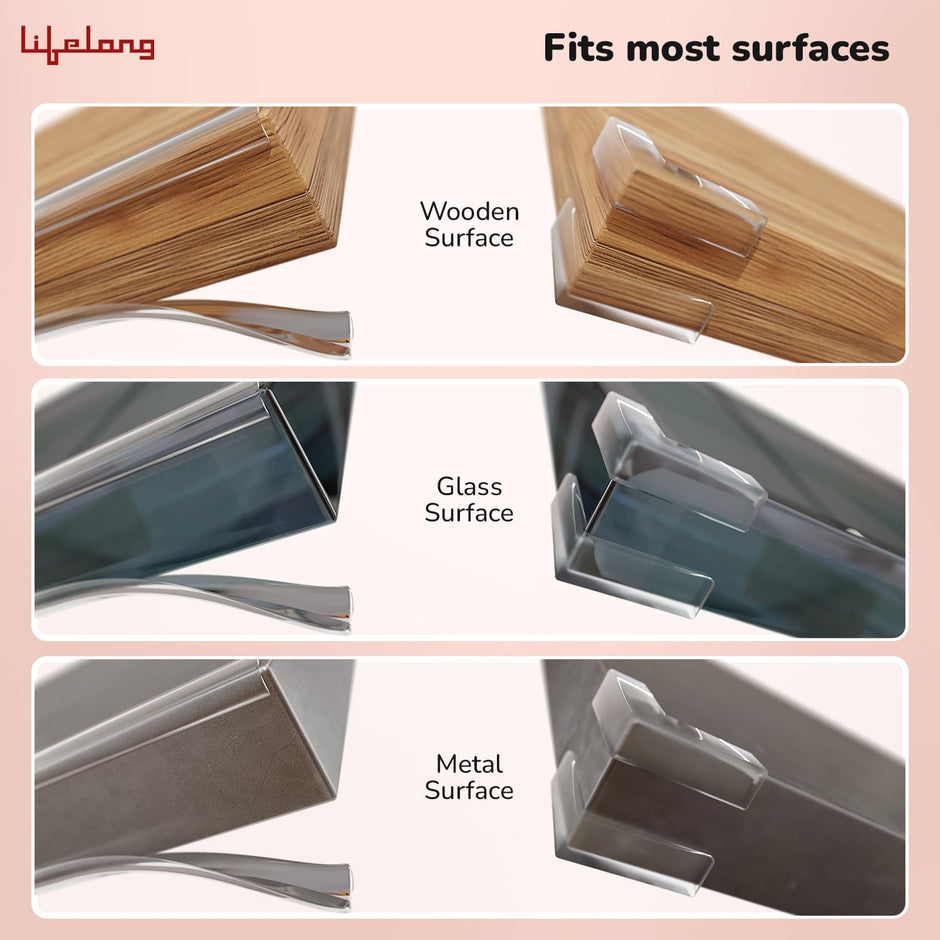 Lifelong Foam Cuppy Baby Safety & Protection Kit 2 in 1 | Long Safety Strip & 8 Large Corner Guards | Drawer Safety, Child Safety, Baby Proofing, Kids Safety Products, Edge Protection, Cabinet Safety