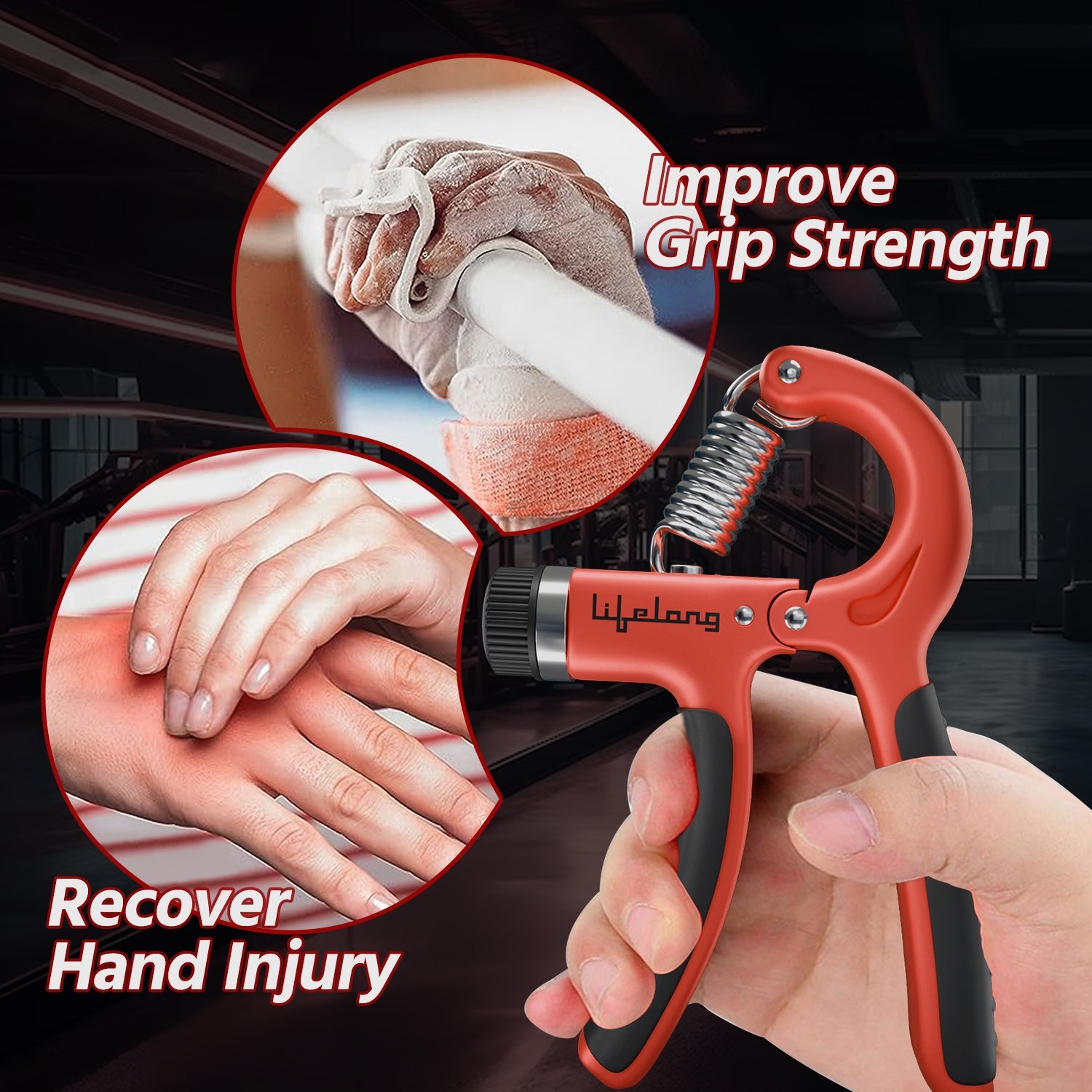 Adjustable Hand Grip Strengthener for All Levels