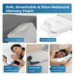 Lifelong Cervical Butterfly Pillow for Neck & Shoulder Pain Relief | Orthopedic Memory Foam Cushion | Ergonomic Contour Design & Dual Height Support | Side Sleeper Pillow with Arm Rest (LLBCP05)