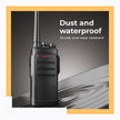 Lifelong Rechargeable Walkie Talkie for Adults & Kids | 2-in-1 Microphone & Earphone | Adapter as well as Type-C Charging | 3 km | 16 Channels | For Events, Security, Camping, Hiking & Fun (Set of 2)