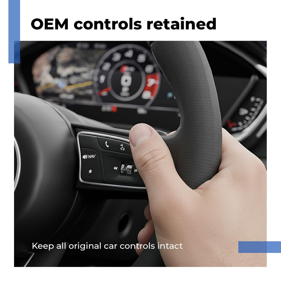 Lifelong 2-in-1 Wireless CarPlay & Android Auto Adapter | Dual Phone Connection, Plug & Play USB Type-A to C, iOS & Android Compatibility, Support OEM Controls |Stick Cast - Bluetooth 5.4 & WiFi 6