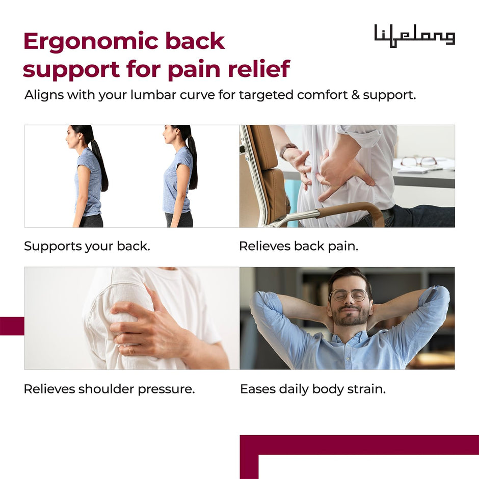 Lifelong Contoured Lumber Sacral Belt (with Hot & Cold Pack)