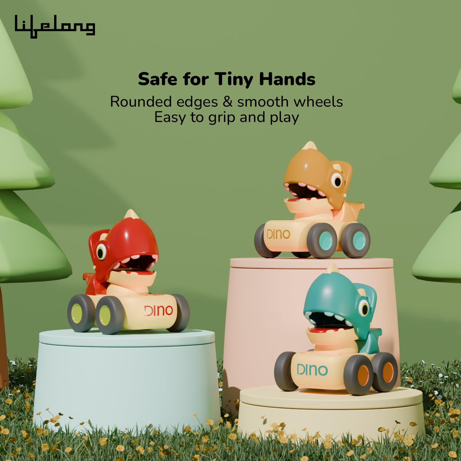 Lifelong Cuppy Press and Go Whistle Dino