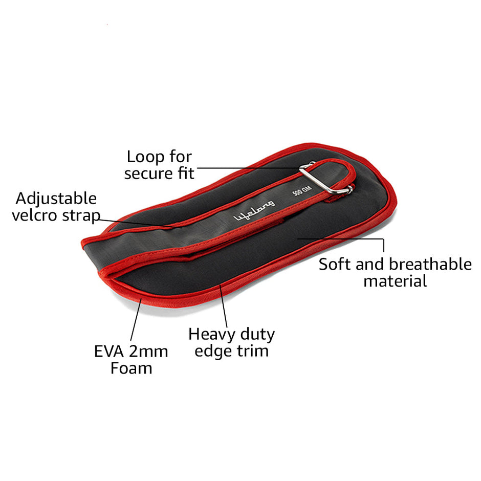 Lifelong LLAW01 Ankle Weights (0.5kg x 2)