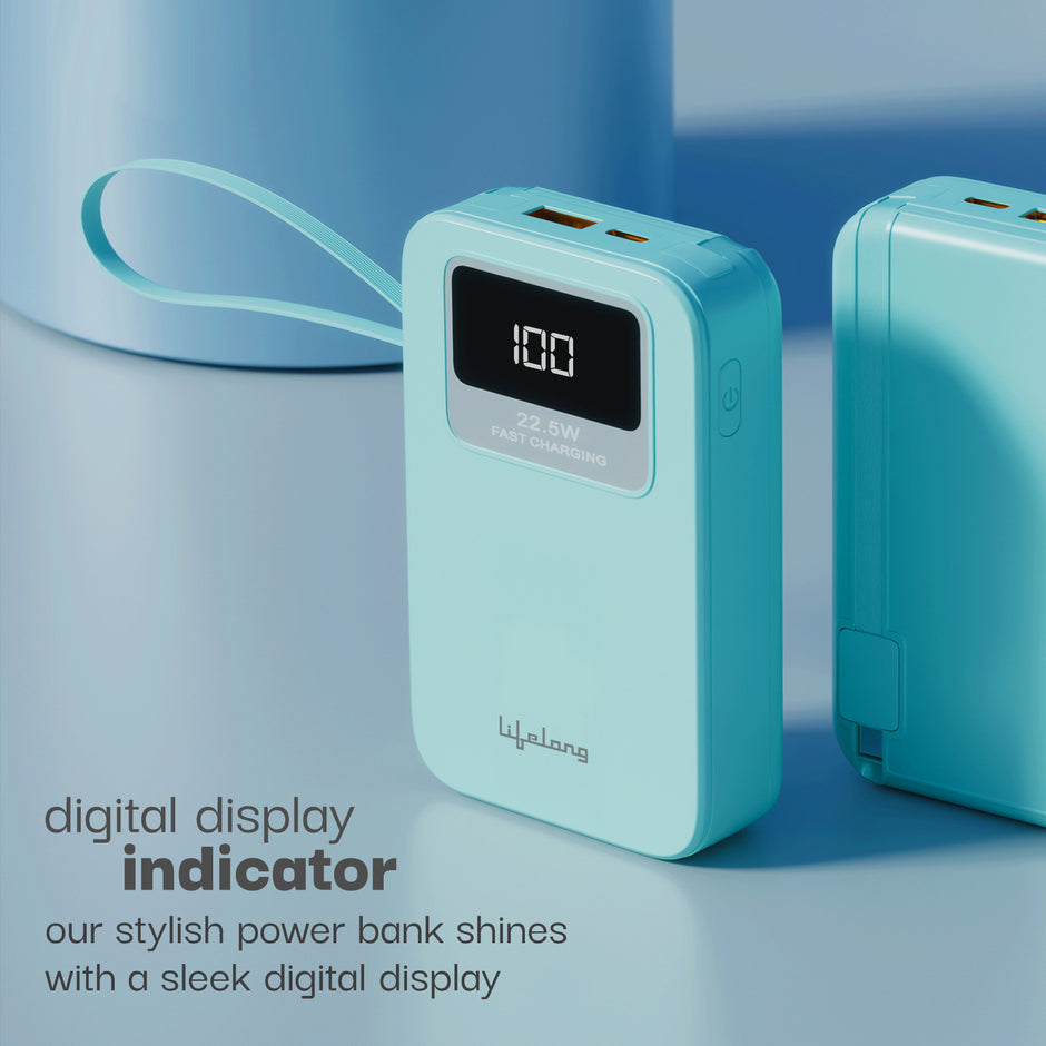 Lifelong LLPBBWA20 20000 mAh 22.5W fast charging powerbank