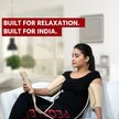 Air Pressure Massager for blood circulation and pain relief of Arms, Leg, Calf and Foot (Brown)