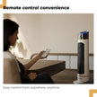 Lifelong PTC Room Heater for Home in Winter | 2000W with Humidification | Bedroom Electric Heater with RGB Light & Remote | 2in1 Fan Mode & Warm Wind | Low Noise, Energy Efficient & Portable Heater