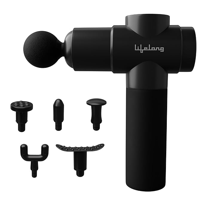 Percussion Massage Gun with 6 Heads