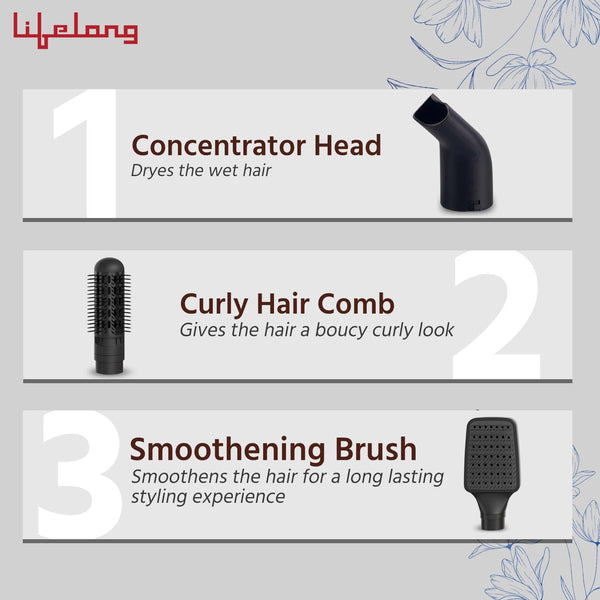 1200W 4-in-1 Hot Air Brush Styler