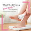 Lifelong Electric Callus Remover for Feet | Rechargeable Foot Scrubber with 3 Roller Heads, 2 Speeds & Waterproof Pedicure Machine