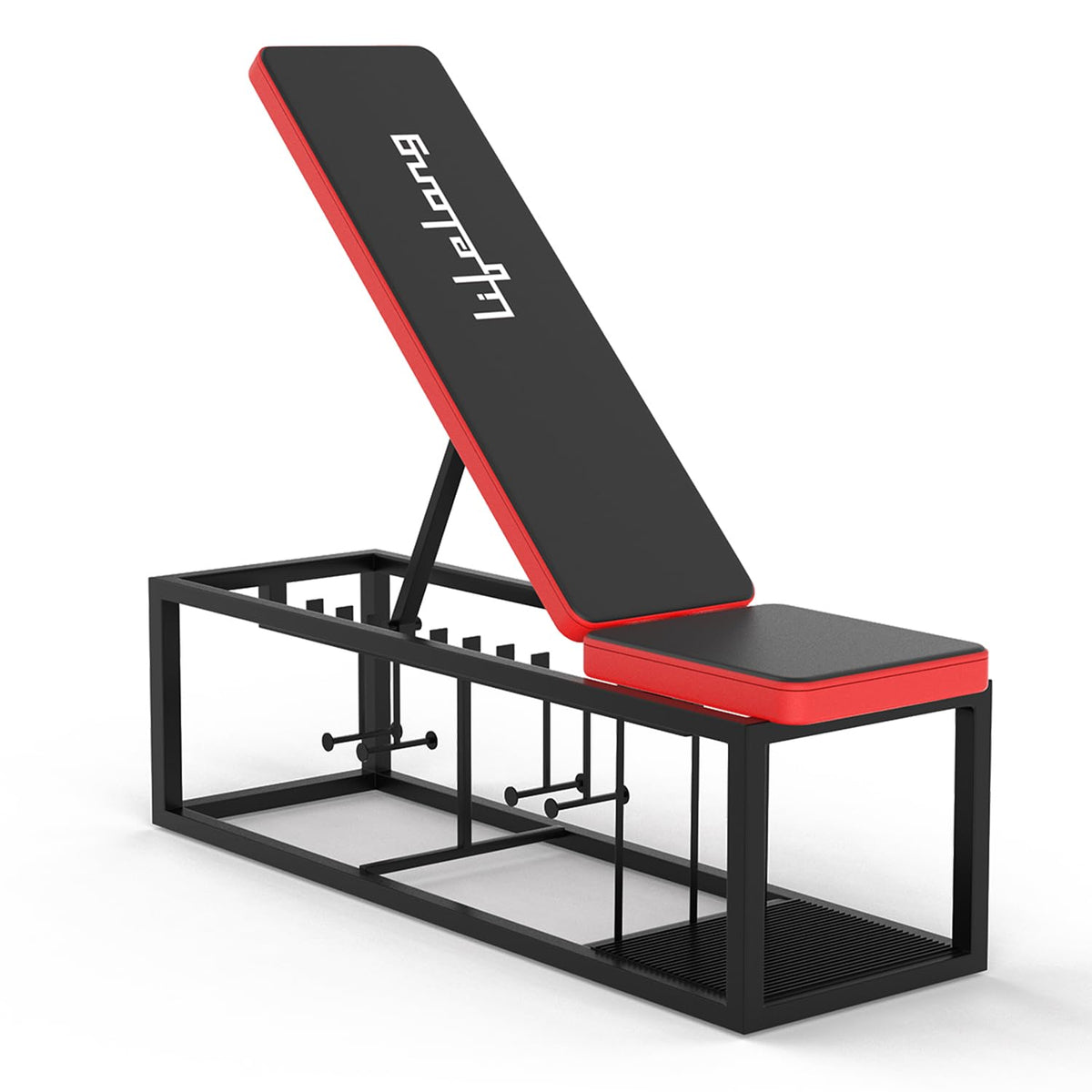 Lifelong Bench for Home Gym with Storage - Gym Bench for Home Workout - Incline/Decline Bench Press with 7 Adjustable Positions - Multi Gym Machine - Leg Press Machine -Tough Cold Rolled Steel 500kg