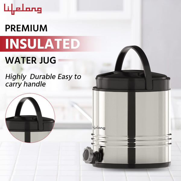 10.5L Insulated Stainless Steel Water Jug