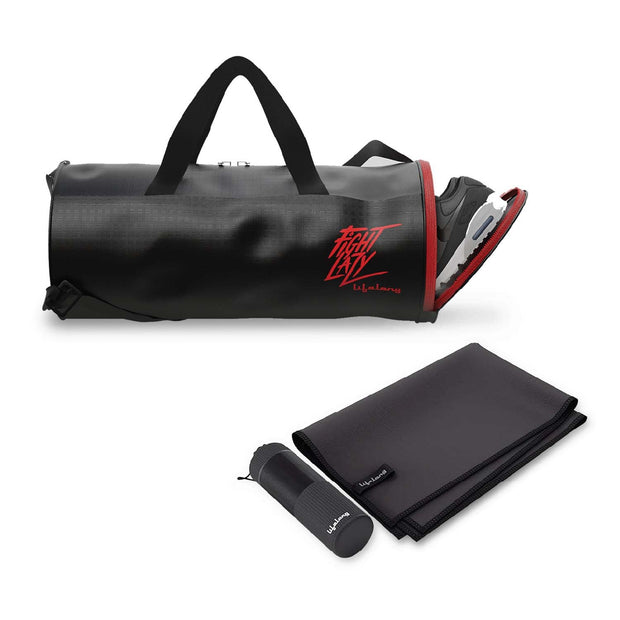 Unisex Gym Bag and Microfiber Towel