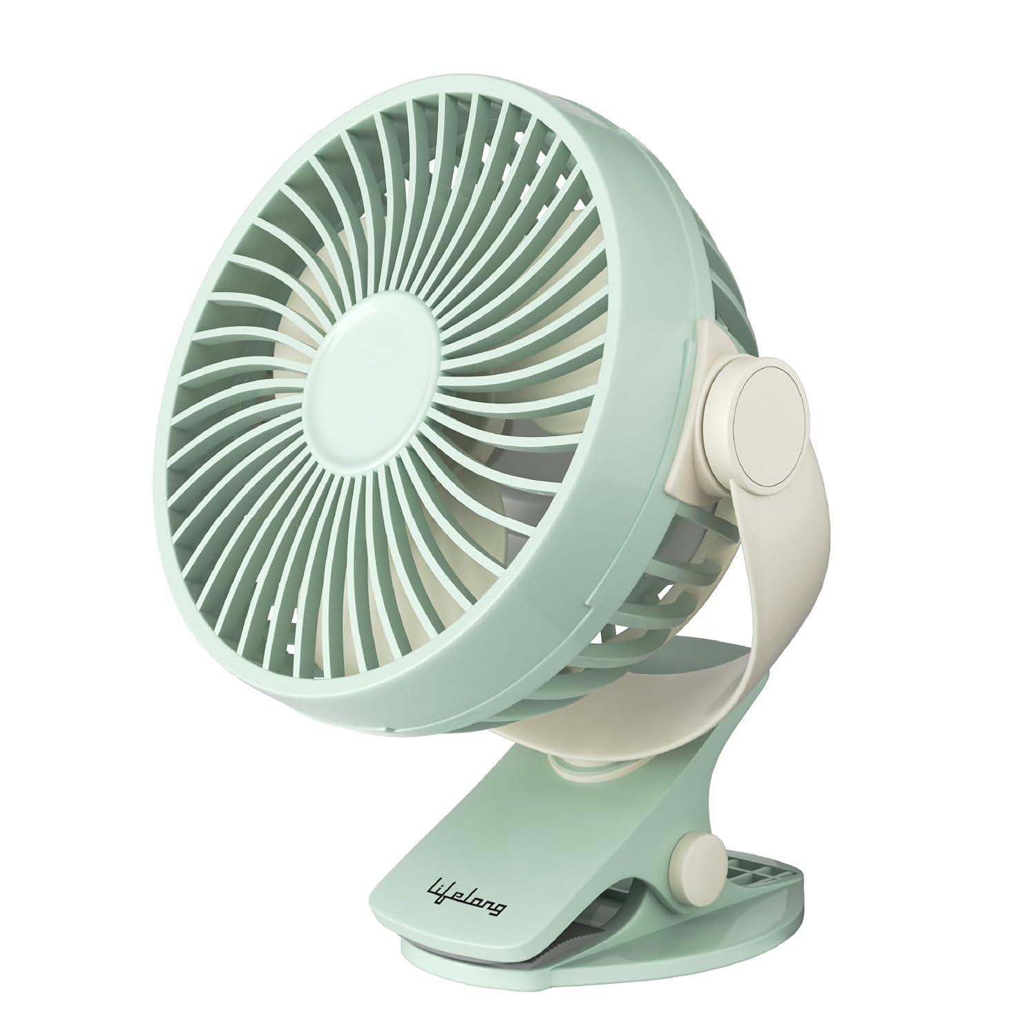 Lifelong Portable USB Fan with 3 Speeds | Up to 5-hours Battery Backup