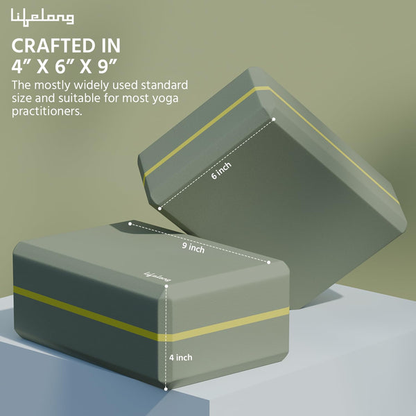 Dual Colour EVA Foam Yoga Block
