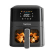 Lifelong 4.2L Air Fryer for Healthy Cooking | 1350W | 7 Presets with Defrost | Low Oil Cooking with 360Â° Rapid Air Technology | LED Touch Panel with Countdown Marking | Easy Clean Kitchen Appliance Black & Grey