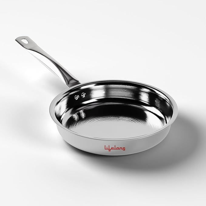 Tri-Ply Stainless Steel Fry Pan 22cm