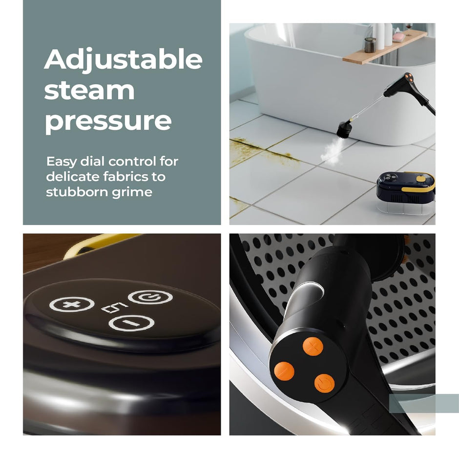 Portable Steam Cleaner – 1500W Multi-Surface Cleaning Machine with 1200ml Tank