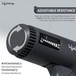 Lifelong Adjustable Hand Gripper with Counter – 5–60kg Resistance Forearm Strengthener for Men & Women, Physiotherapy & Gym Accessory (Grey)